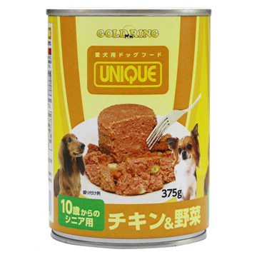 UNIQUE 犬缶 ビーフ＆野菜